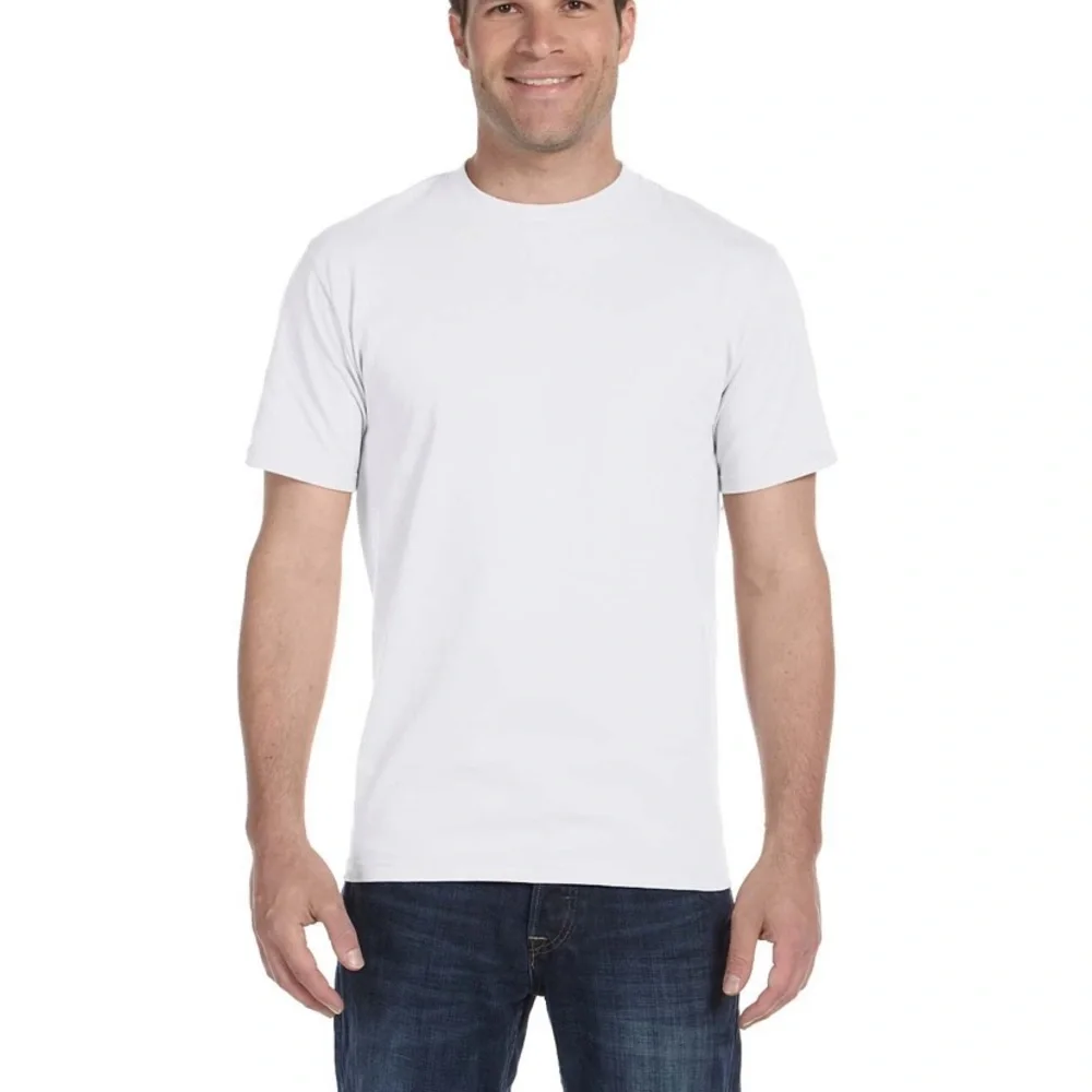 🆕Hanes Cotton T-Shirt - Picture 1 of 2